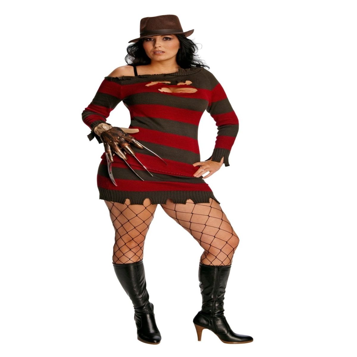 Miss Krueger Curvy Sweater Dress - worldclasscostumes