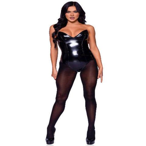 Multicolor Vinyl boned bodysuit - worldclasscostumes