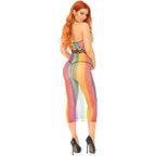 My Crush Rainbow Bodycon Dress - worldclasscostumes