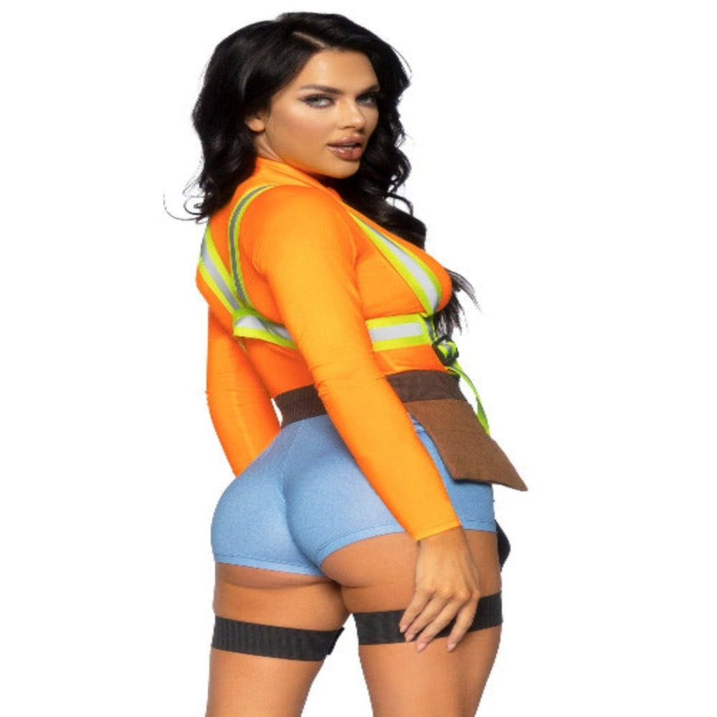Nailed It Construction Worker Womens Costume - worldclasscostumes