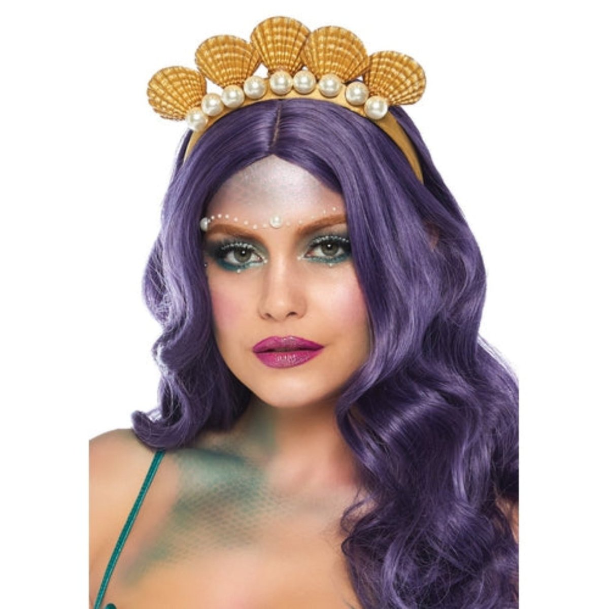 Pearl shell mermaid headband - worldclasscostumes