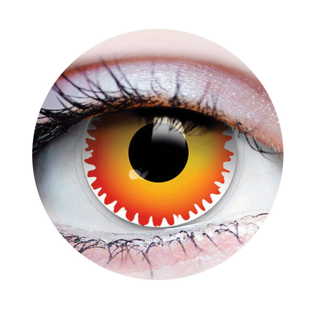 Pennywise - Orange & Yellow Colored Contact lenses - worldclasscostumes