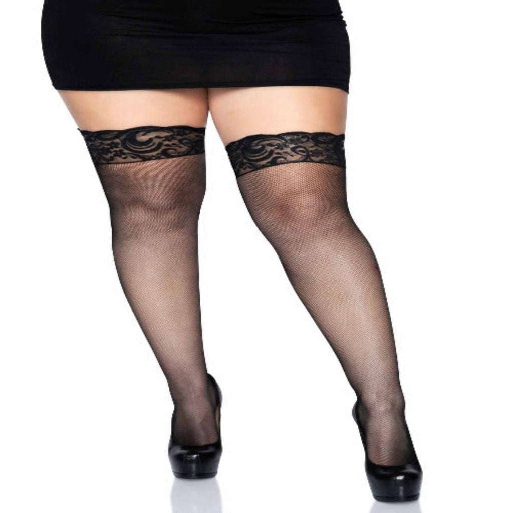 Pia Micro Net Thigh Highs - worldclasscostumes
