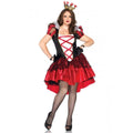 Plus Royal Red Queen Costume - worldclasscostumes