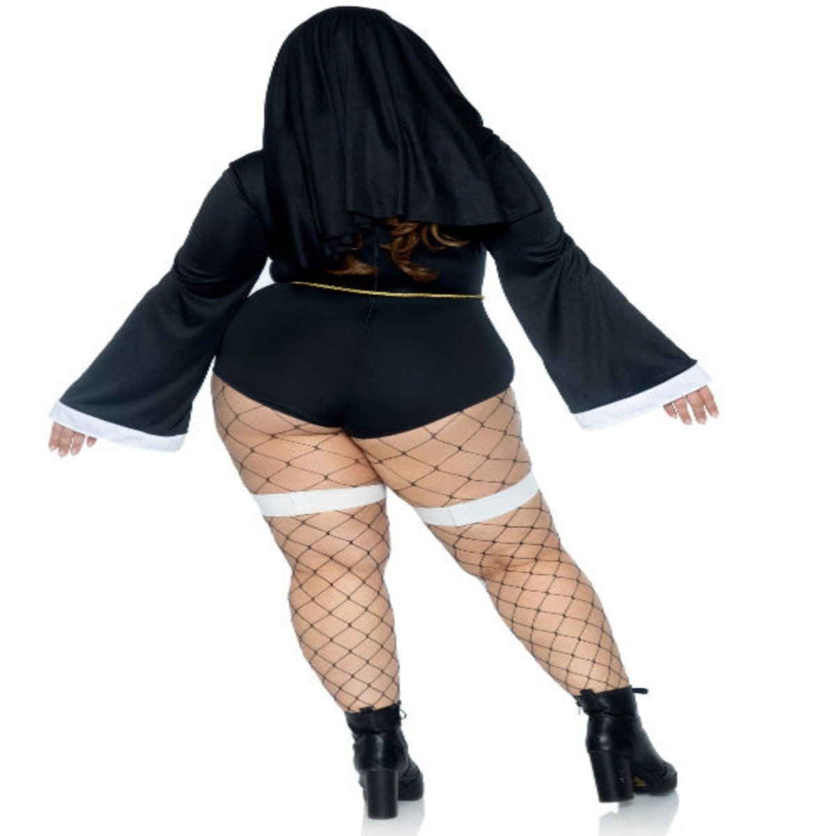 Plus Sister Sin Nun Costume - worldclasscostumes