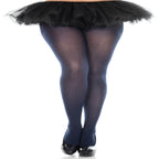 Plus size opaque tights - worldclasscostumes