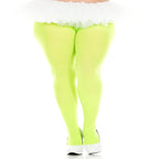 Plus size opaque tights - worldclasscostumes