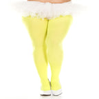 Plus size opaque tights - worldclasscostumes