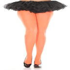 Plus size opaque tights - worldclasscostumes