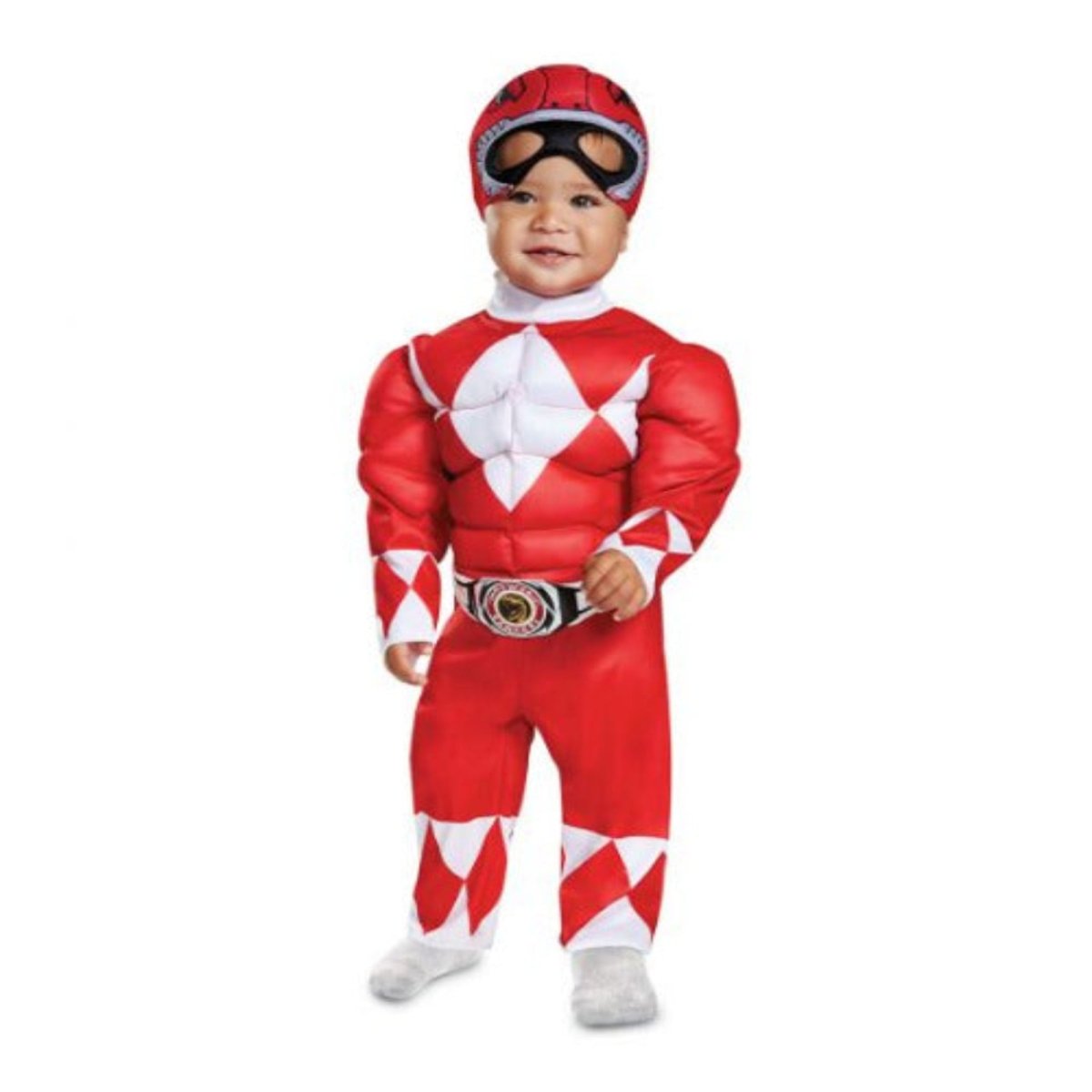 Power Rangers Red Ranger Muscle Costume for Toddlers - worldclasscostumes