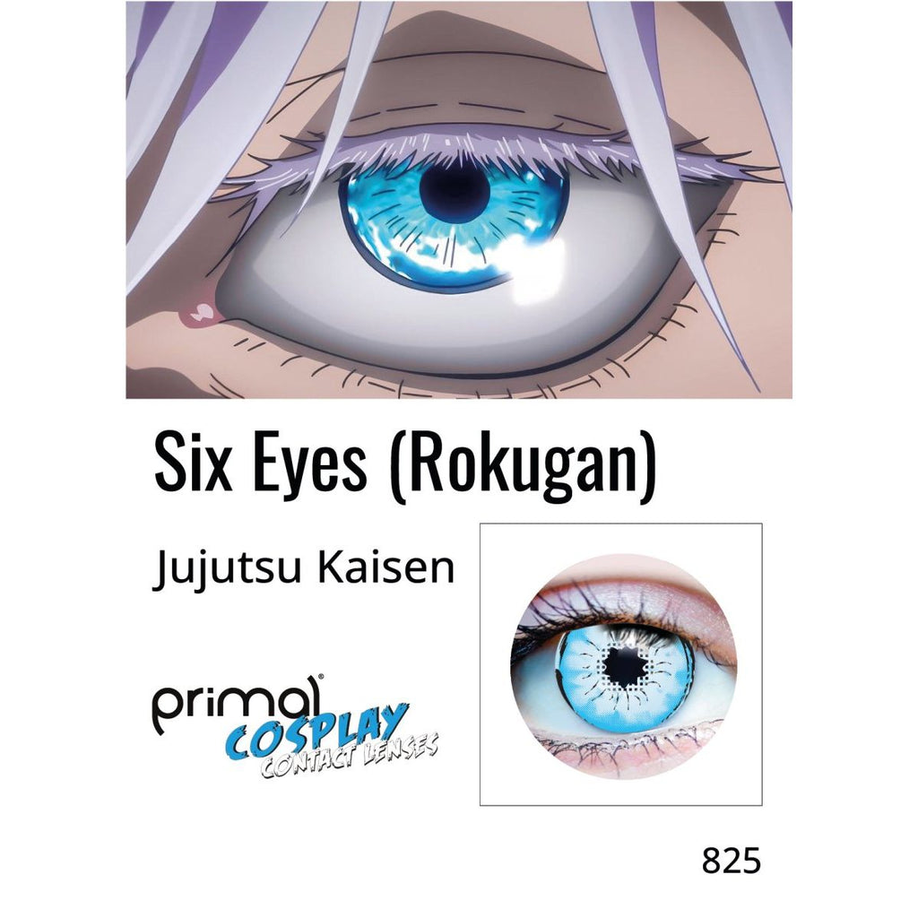 Primal Gojo Satoru Blue Cosplay Contact Lenses - worldclasscostumes