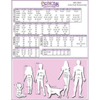 Princess Paradise size chart for Child's Pink Fong Chompin' Mommy Shark Costume.