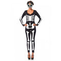 Printed Glow In The Dark Skeleton Catsuit - worldclasscostumes