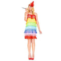Rainbow Fringe Flapper - worldclasscostumes