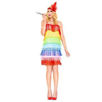 Rainbow Fringe Flapper - worldclasscostumes