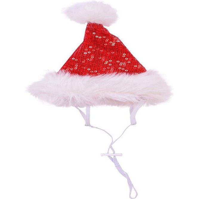 Red Sequin Santa Hat - worldclasscostumes
