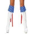 Red White and Blue Boot Covers - worldclasscostumes