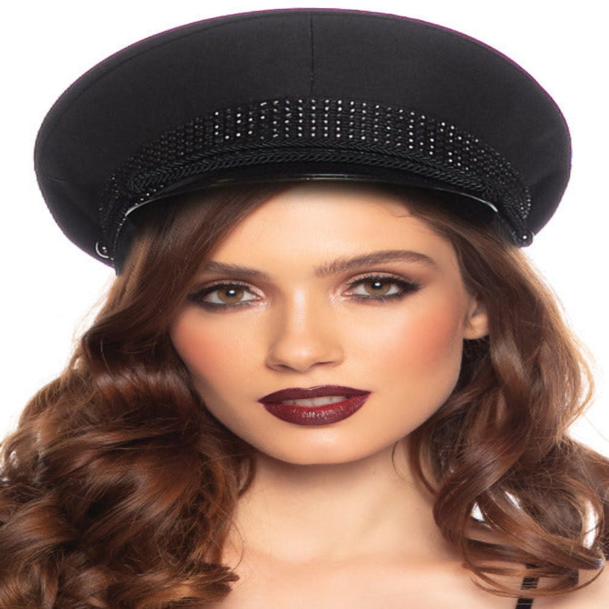 Rhinestone Festival Officer Hat - worldclasscostumes