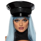 Rhinestone Trimmed Military Hat - worldclasscostumes