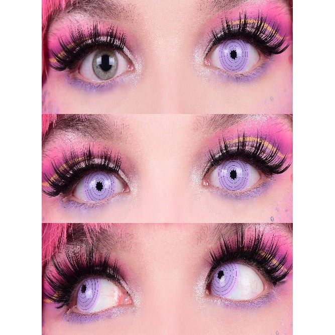 Rinnegan - Purple Naruto Cosplay Contact Lenses - worldclasscostumes