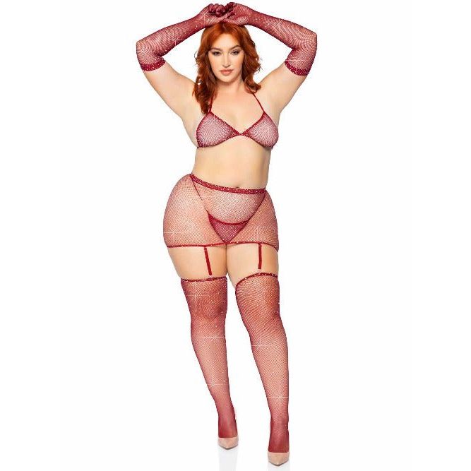 Risk Taker Rhinestone Bra Set - worldclasscostumes