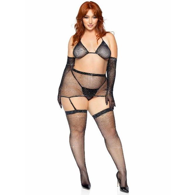 Risk Taker Rhinestone Bra Set - worldclasscostumes