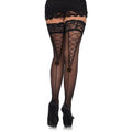 Rose Lace Thigh High Stockings - worldclasscostumes