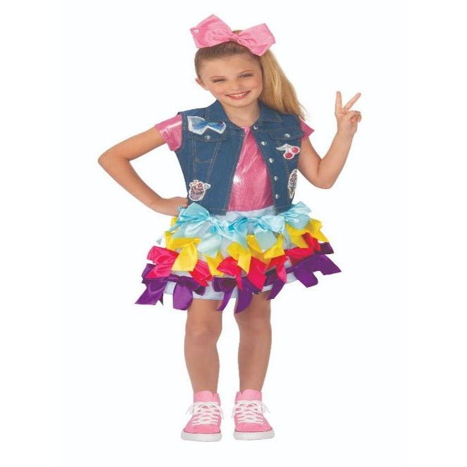 Rubie's Costume Co Girls JoJo Siwa Bow Dress Costume - worldclasscostumes