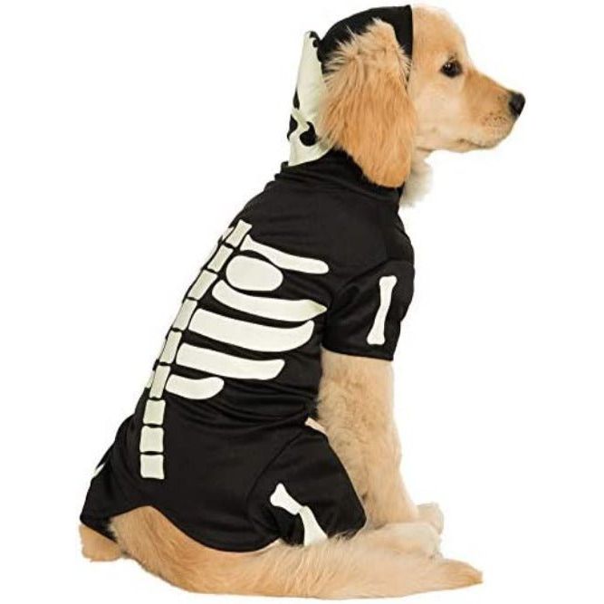 Rubie's Costume Co Glow-in-The-Dark Skeleton Hoodie Pet Costume - worldclasscostumes