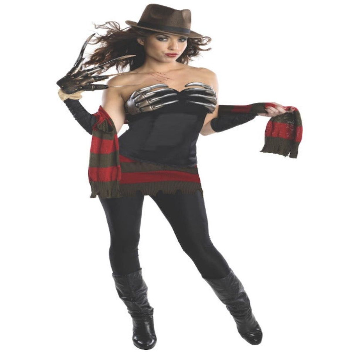 Rubie's Costume Co Secret Wishes Women's Nightmare On Elm Street Freddy Corset Style Costume - worldclasscostumes