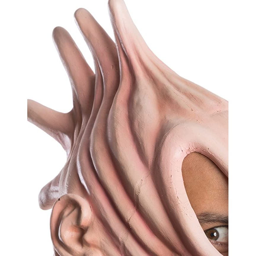 Rubie's Beetlejuice Adam mask, latex monster face with elongated nose and oversized teeth