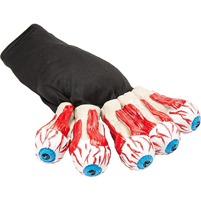 Rubie's Costume Men's Beetlejuice Adult Gloves with Eyeballs - worldclasscostumes