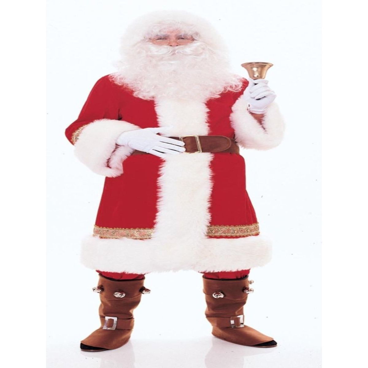 Rubie's Costume Super Deluxe Old-time Santa Suit Costume - worldclasscostumes