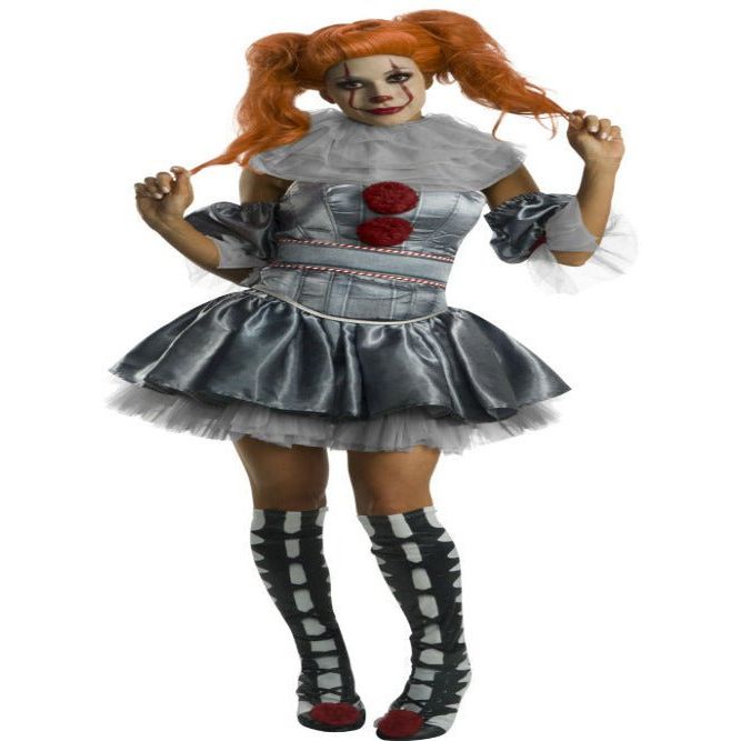 Rubie's IT Movie Women's Deluxe Pennywise Costume - worldclasscostumes