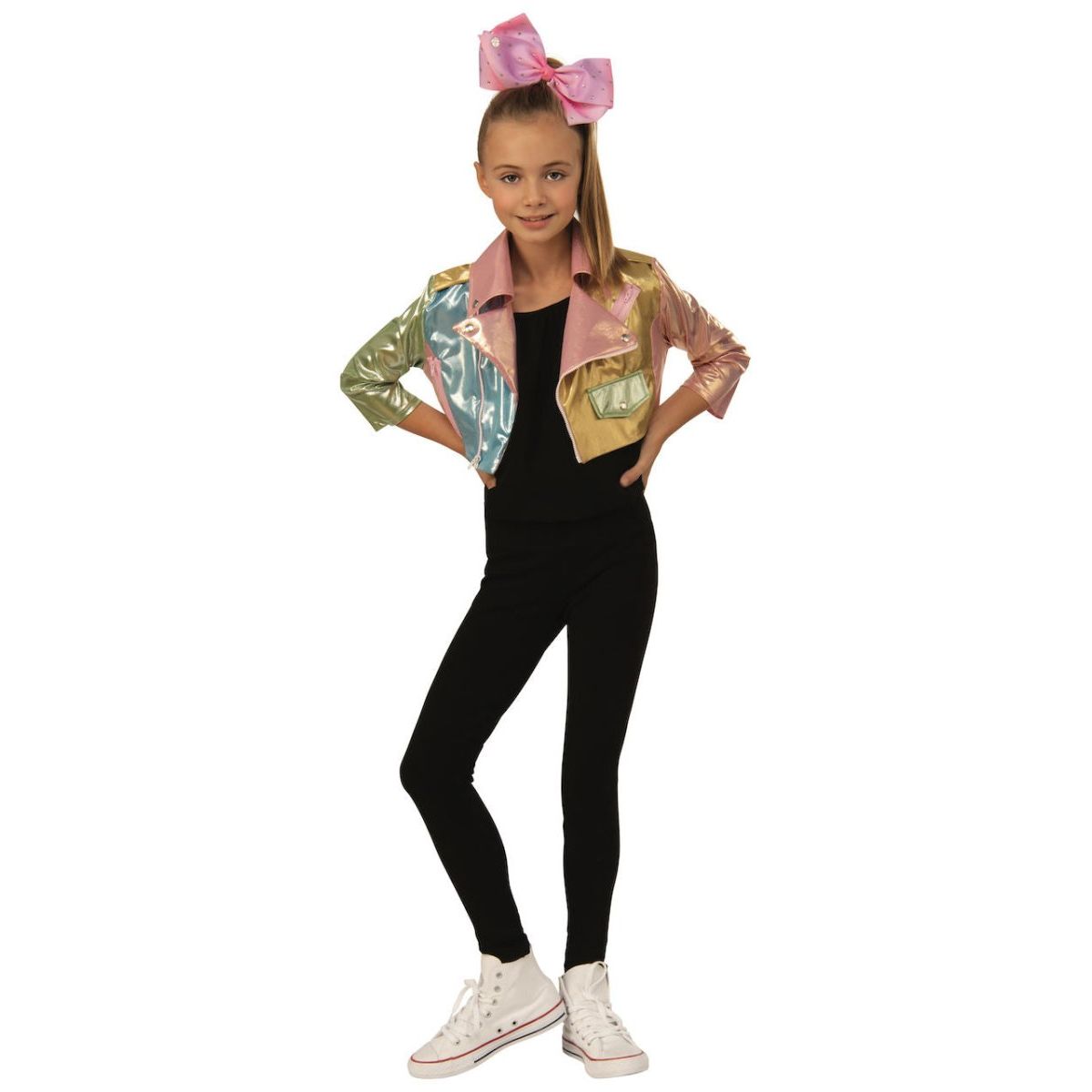 Rubie's - Jojo Siwa Jojo Biker Jacket Multi Costume - worldclasscostumes