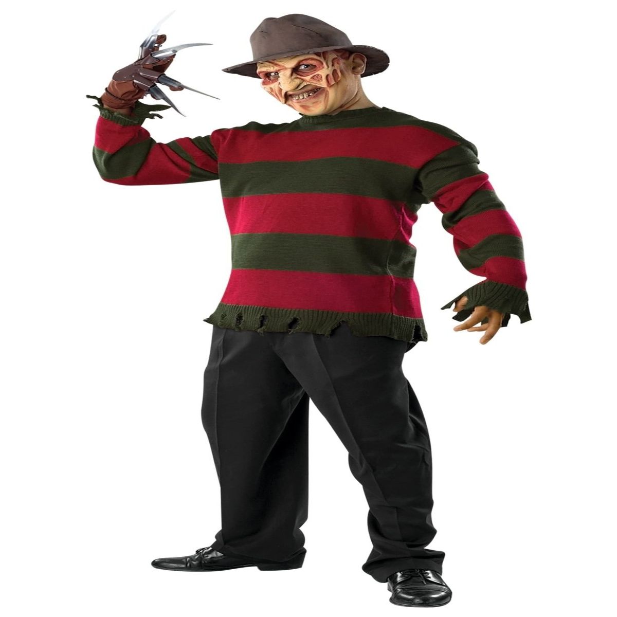 Rubie's Men's Nightmare On Elm St Deluxe Freddy Sweater with Mask - worldclasscostumes