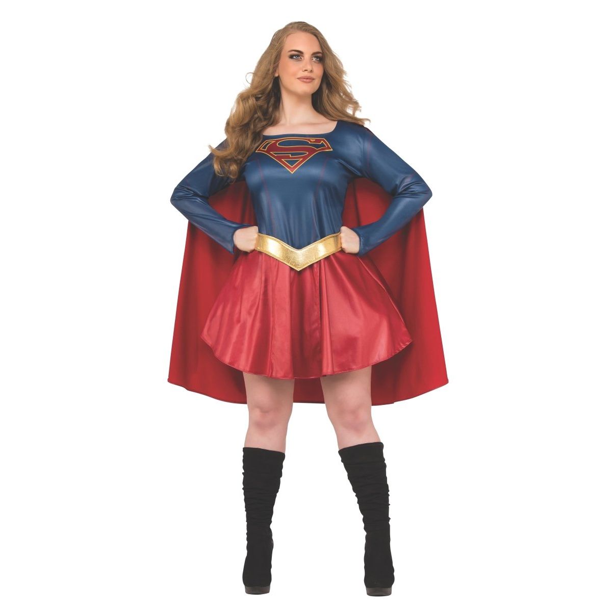 Rubie's Plus Size Adult Supergirl TV Curvy Costume - worldclasscostumes