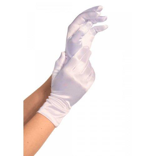 Satin Wrist Length Costume Gloves - worldclasscostumes