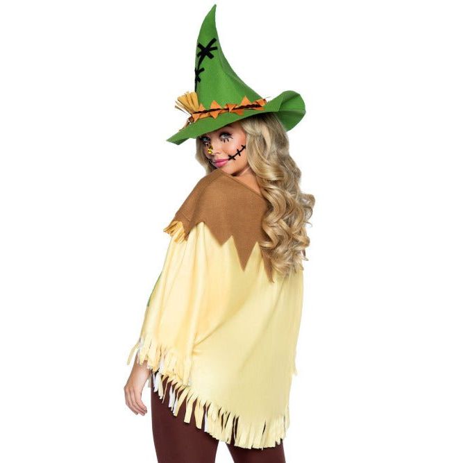 Scarecrow Poncho With Matching Hat - worldclasscostumes