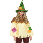 Scarecrow Poncho With Matching Hat - worldclasscostumes