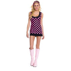 Sexy Feelin' Polka Dot Gogo Women Costume - worldclasscostumes