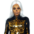 Skeleton Adhesive Face and Chest Jewel Stickers - worldclasscostumes