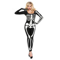 Skeleton Bodysuit Women Costume - worldclasscostumes