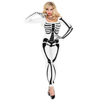 Skeleton Bodysuit Women Costume - worldclasscostumes