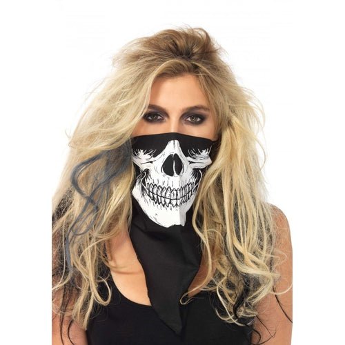 Skull Bandana Face Mask - worldclasscostumes