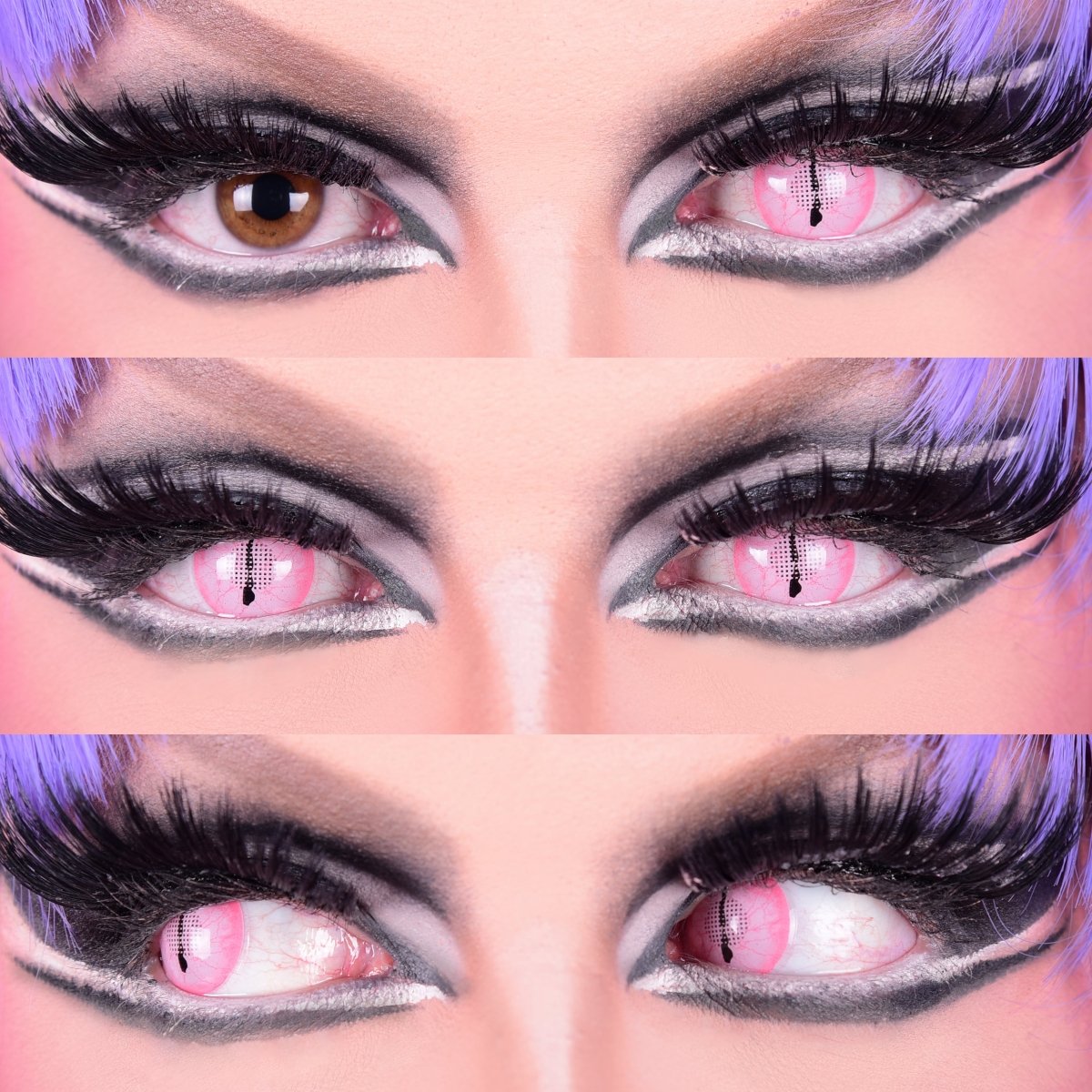 Slayer - Pink Cosplay Colored contact lenses - worldclasscostumes
