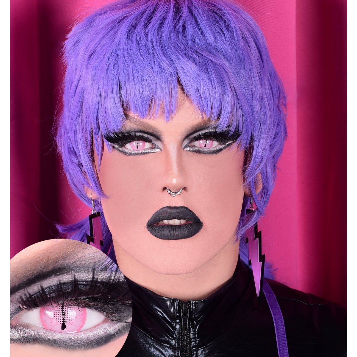 Slayer - Pink Cosplay Colored contact lenses - worldclasscostumes