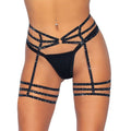 Spice It Up Rhinestone Garter Belt - worldclasscostumes
