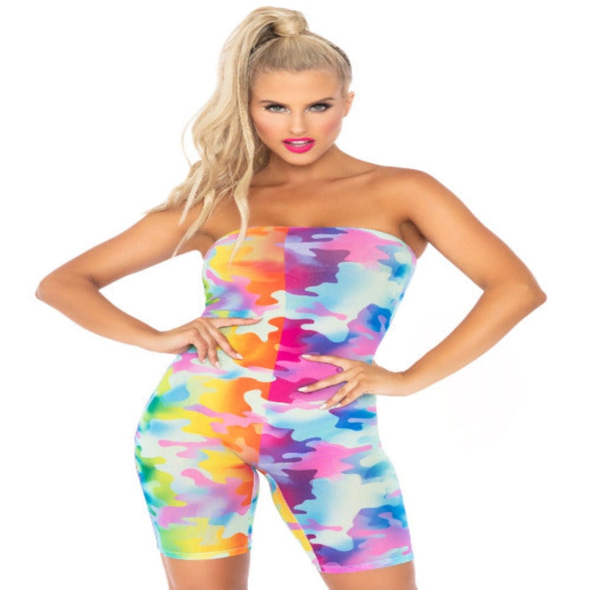 Spotted You Camo Romper - worldclasscostumes