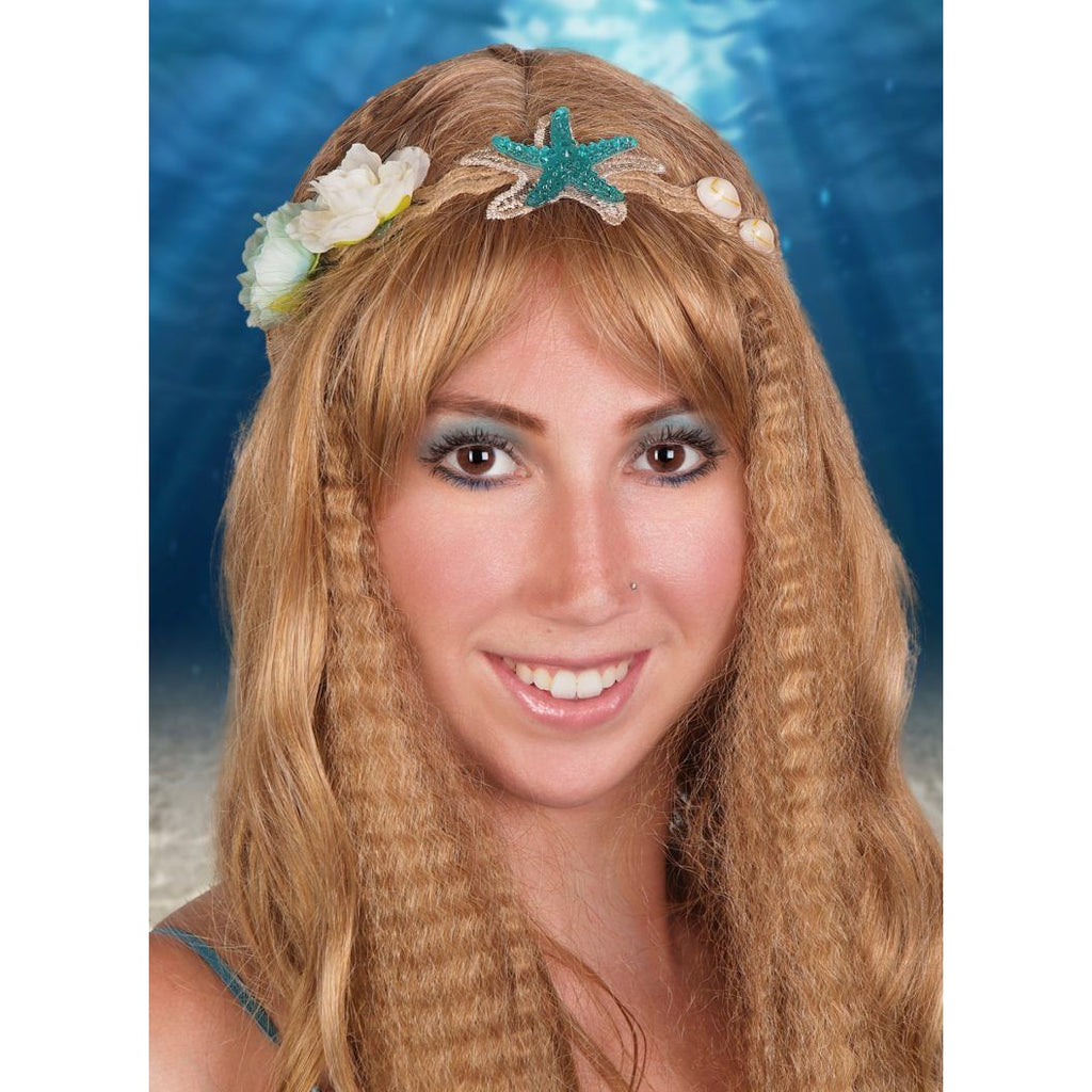 Starfish headband with shells - worldclasscostumes